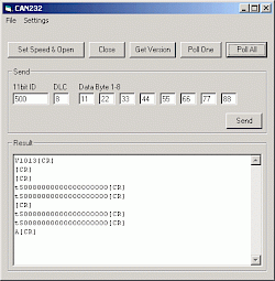 Visual Basic 6 Demo for CAN232